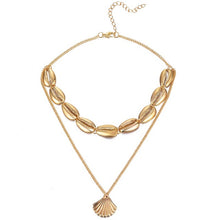 Load image into Gallery viewer, Multilayer Shell Trendy Necklace